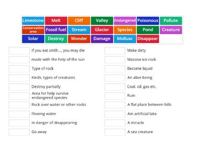 Close up B1. Unit 3 Vocab