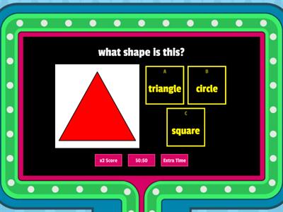 Shapes and colors game