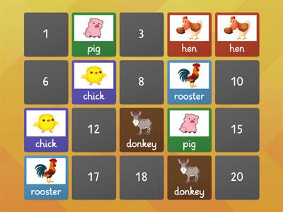 Farm Animals (preschool)