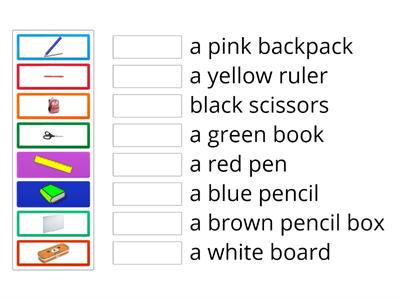 Colors+ School supplies