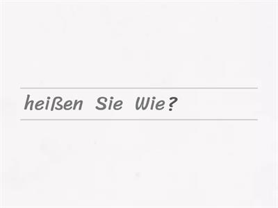 Netzwerk neu A1 Kapitel 1 Konjugation ich, du, Sie, er / sie