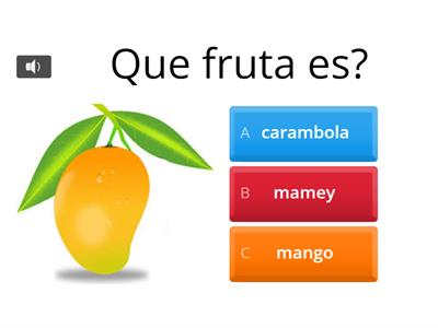 Frutas de Bagua Grande