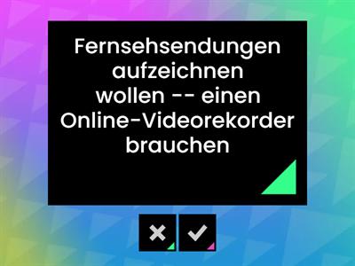 Konditionalsätze mit wenn - Thema: moderne Bedürfnisse