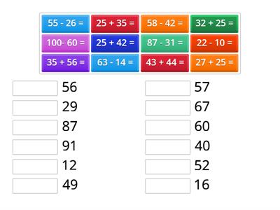 4. - 8. 4. matematika - sčítání a odčítání do 100