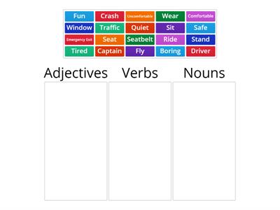 Word Types - Grade 5 Project