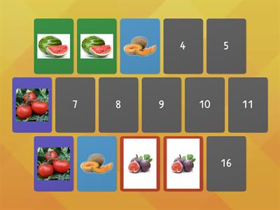 Ljetno voće i povrće 1. razred