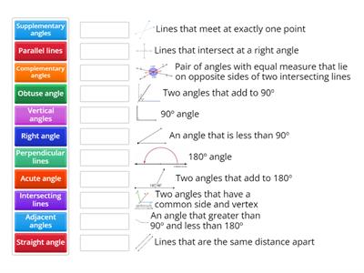 Angles and Angle Relationships