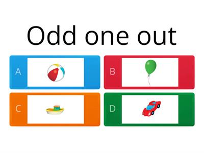 Odd one out Review 1-4
