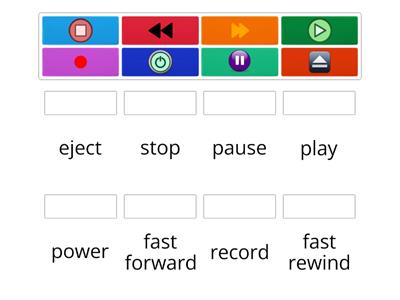 Audio-visual conrol buttons
