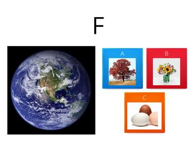 Föld napja (fonológiai tudatosság)Válaszd ki, hogy mi kezdődik f-vel.
