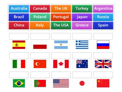  Countries & Flags New Challenges