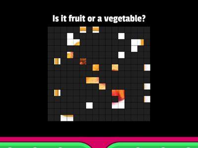 Fruit vs Vegetables