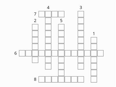 Quadrilaterals and Triangles Crossword