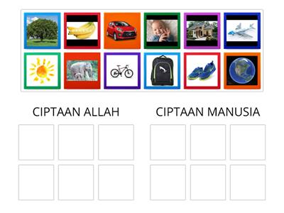 Ciptaan Allah dan Ciptaan Manusia