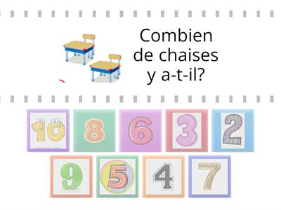 combien de ...? les scolaires