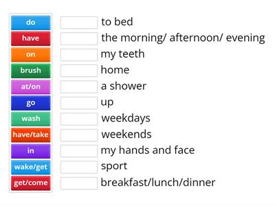 A2 - Daily routines