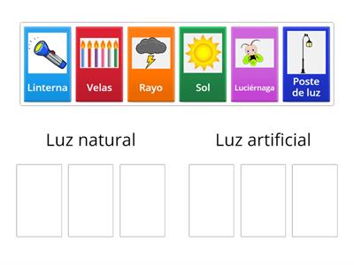 Luz natural y artificial