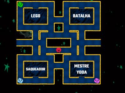 Perseguição no Labirinto: complete com a sílaba correta - Star Wars