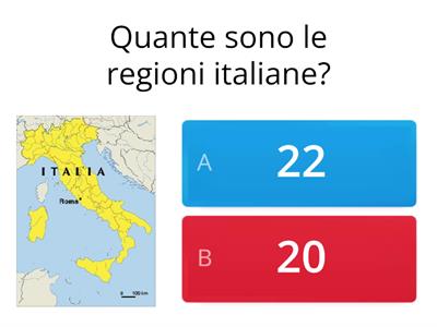 Geografia: le regioni italiane