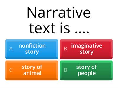 Narrative text 8th Grade