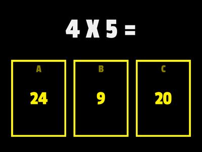 Multiplication & Division Facts