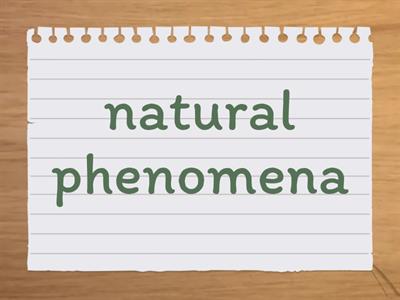  ЛЕ Natural phenomena