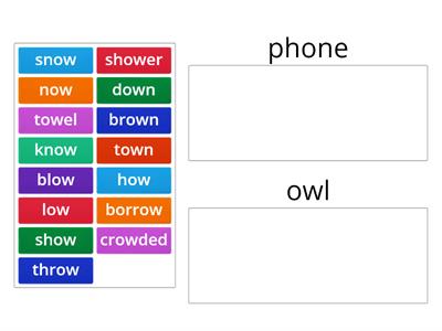 Pronunciation of 'ow'