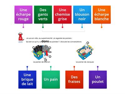 MTDF - Leçon 5  Action! - Dans les paniers il y a...