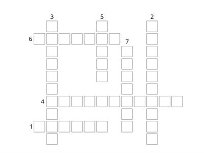 UNIT 5 DAILY ROUTINES CROSSWORD