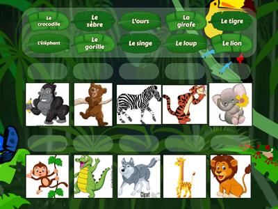 G1A les animaux sauvages