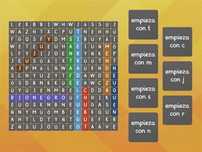 sopa de letras  Jose 