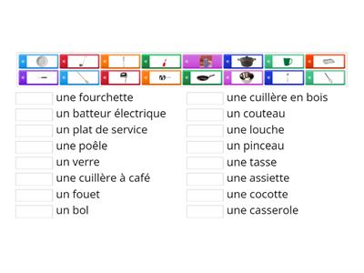 Les ustensiles de cuisine 2