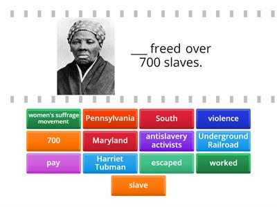  Harriet Tubman and the Underground Railroad