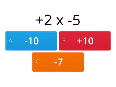 Multiplicación y División de Números Enteros