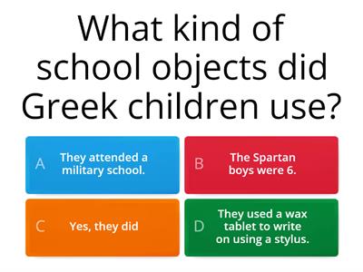 Ancient Greece Schools