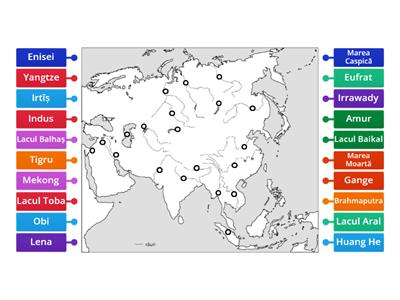 Să explorăm Asia - Hidrografia 