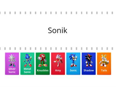 Sonic - pronađi podudarnodst