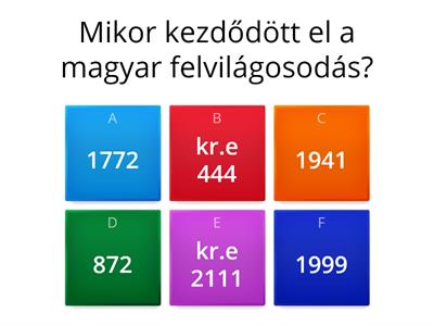 Magyar felvilágosodás T.A 10DSzeg