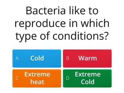 Infection control Bacteria and virus quiz