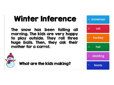 Winter Inferencing
