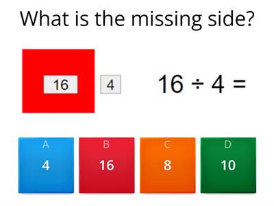 AREA: Finding missing side