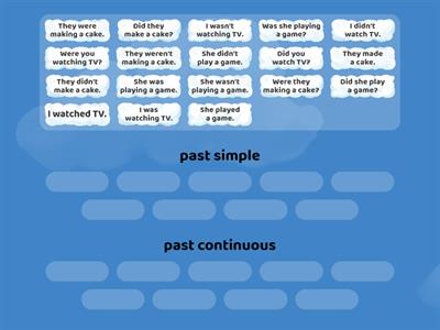 LSA2 Telling stories | past simple or continuous