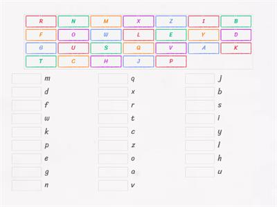 Upper Case-Lower Case Matching