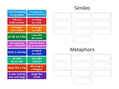 Similes and Metaphors