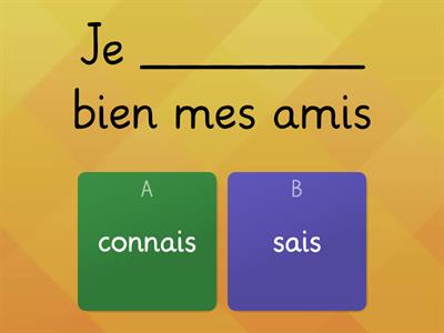 Savoir Vs Connaître - Teaching Resources