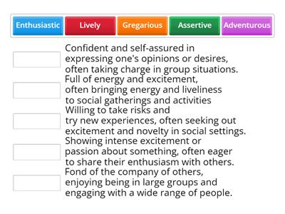 5Au1 Personality traits of an extrovert (p2)