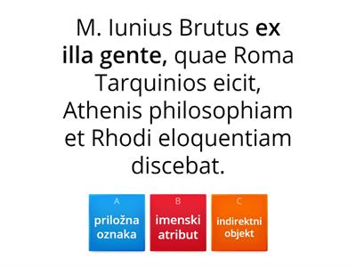 Marcus Iunius Brutus_analiza rečenice