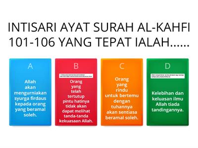 TAJUK 2 SURAH AL-KAHFI TING 4 KSSM SET2