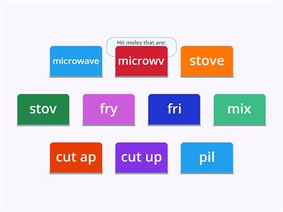 Unit 6 Vocabulary - Kitchen and Food