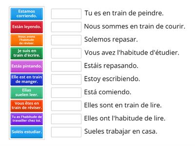 SOLER / ESTAR + gérondif